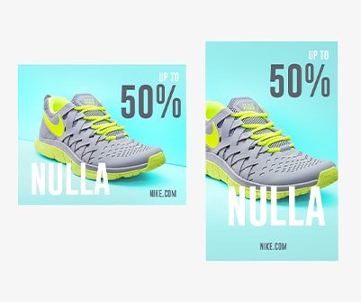 banner design nike nulla